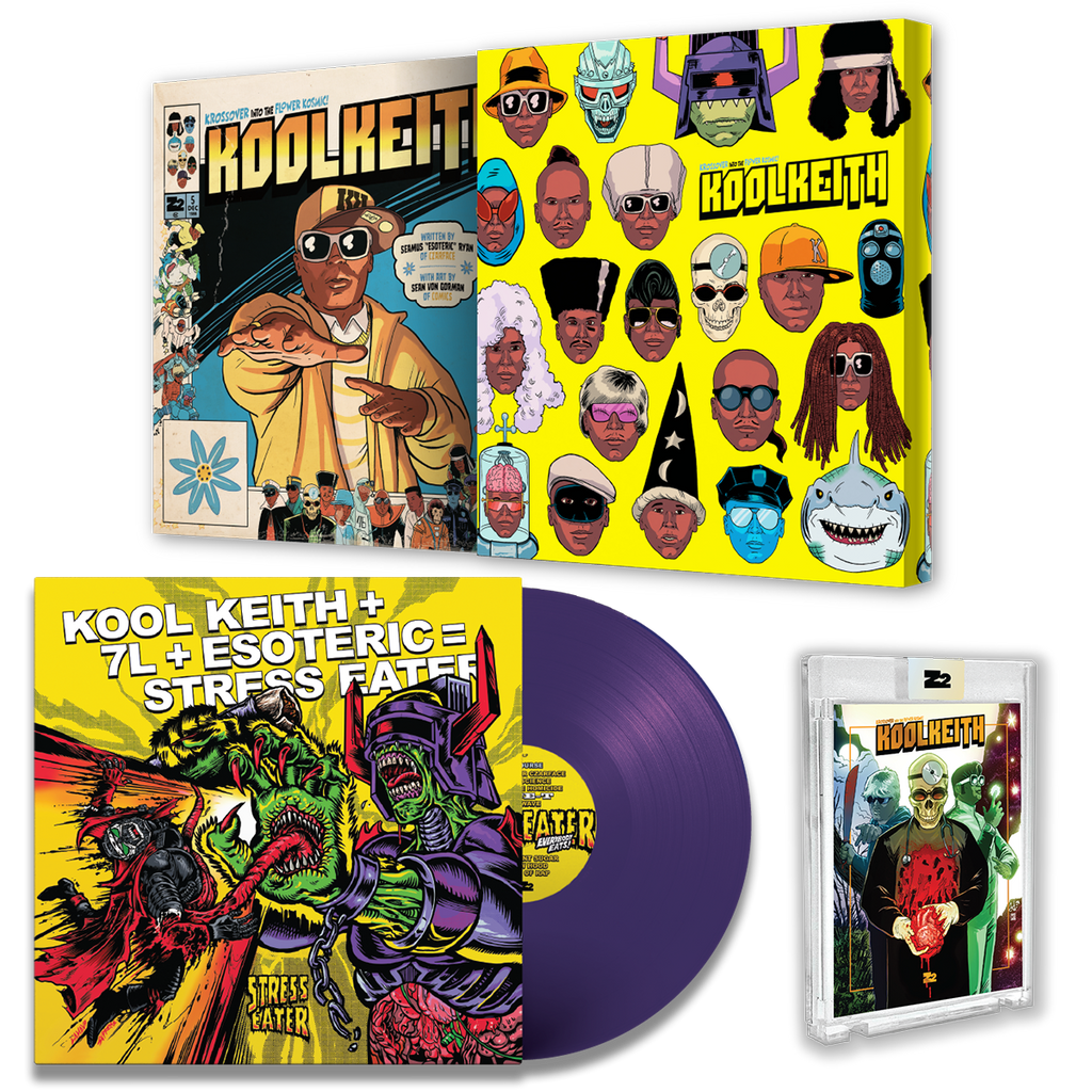 Kool Keith Krossover Into The Flower Kosmic Book (Signed Platinum Edition) Vinyl Record