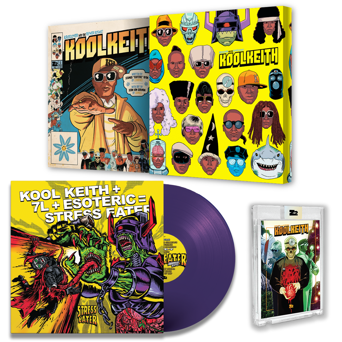 Kool Keith Krossover Into The Flower Kosmic Book (Signed Platinum Edition) Vinyl Record