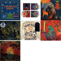 King Gizzard & The Lizard Wizard - Laminated Denim (Lucky Rainbow LP Vinyl) & Live In London '19 (Fuzz Club Official Bootleg) (Coloured LP Vinyl) & Ice, Death, Planets, Lungs, Mushrooms & Lava (2LP/Recycled Black Wax Vinyl) & Murder Of The Universe