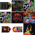 King Gizzard & The Lizard Wizard - Chunky Shrapnel (2LP/Gold With Black Splatter Vinyl) & Murder Of The Universe (Transparent Green W/Mustard Yelow Splatter LP Vinyl) & Live In Brussels '19 (140G/3LP) & Live In Brussels '19 (Fuzz Club Official