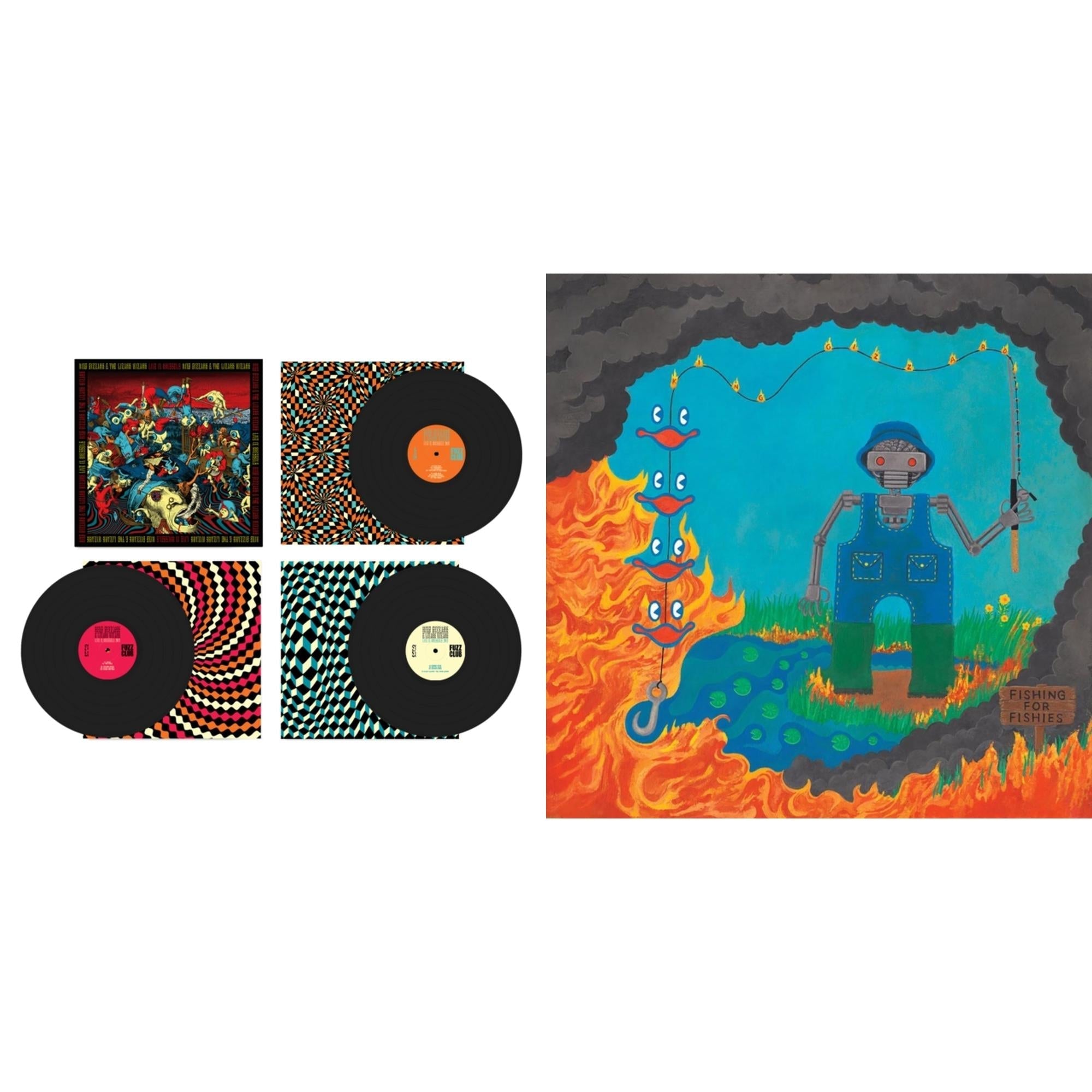 Live In Brussels '19 (Fuzz Club Official Bootleg) & Fishing For Fishies (Oil Spill Edition LP Vinyl)