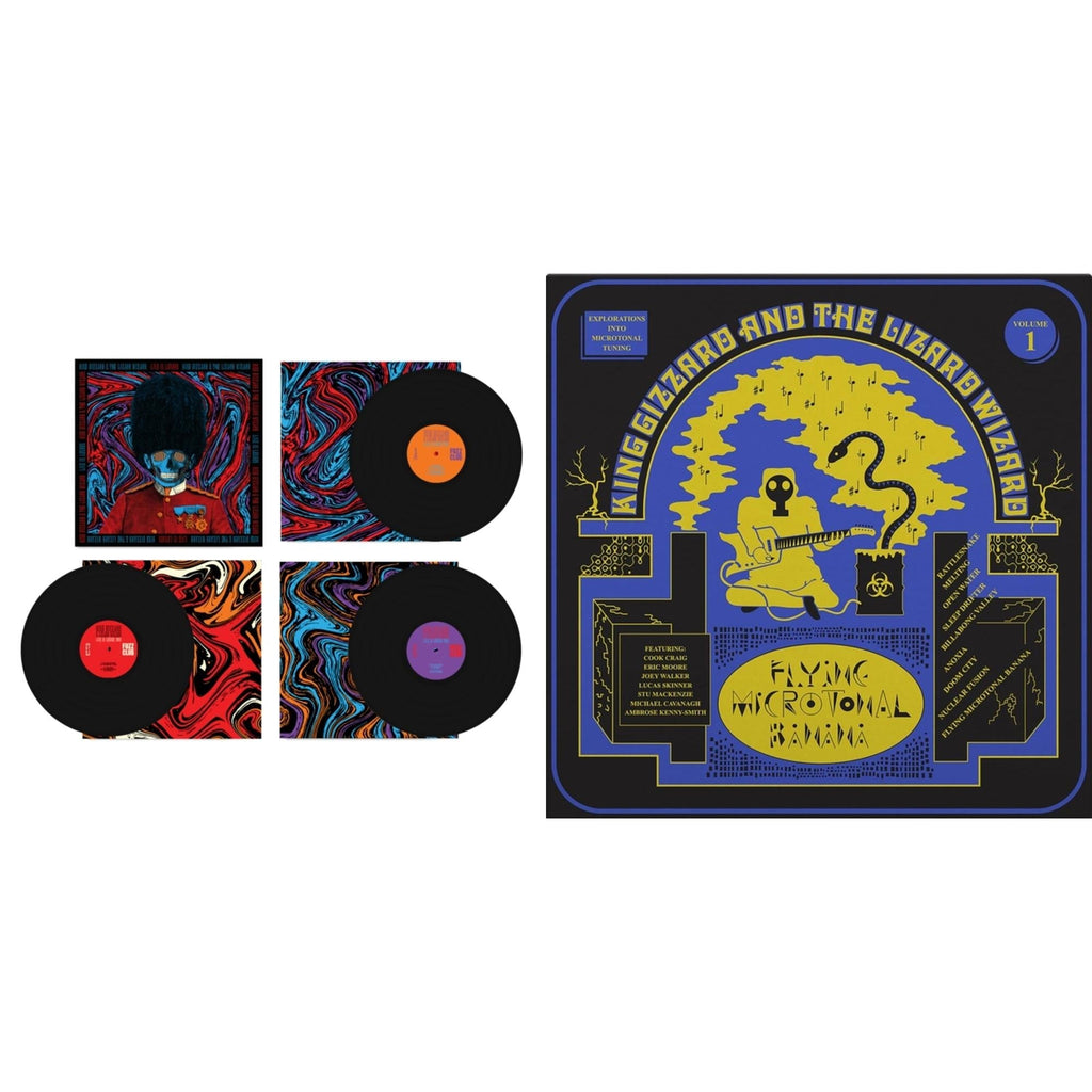 Live In London '19 (Fuzz Club Official Bootleg) & Flying Microtonal Banana (Randomly Colored Recycled LP Vinyl)