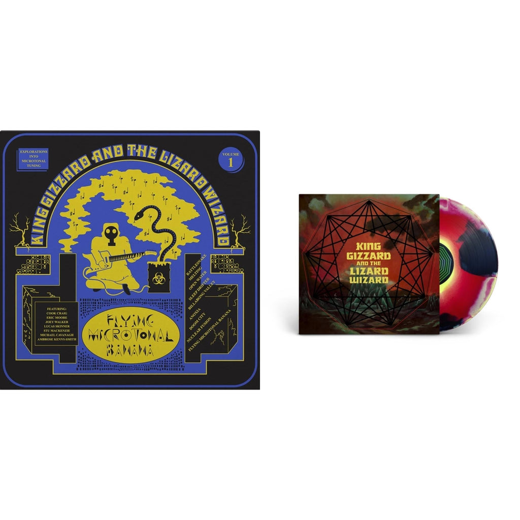 Nonagon Infinity (Yellow/Red/Black LP Vinyl) & Flying Microtonal Banana (Randomly Colored Recycled LP Vinyl)