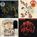 King Gizzard & The Lizard Wizard - Murder Of The Universe (Transparent Green W/Mustard Yelow Splatter LP Vinyl) & Gumboot Soup & Eyes Likes The Sky (Peach LP Vinyl) & Live In San Francisco '16 (Deluxe/2LP/Fog/Sunburst Vinyl)