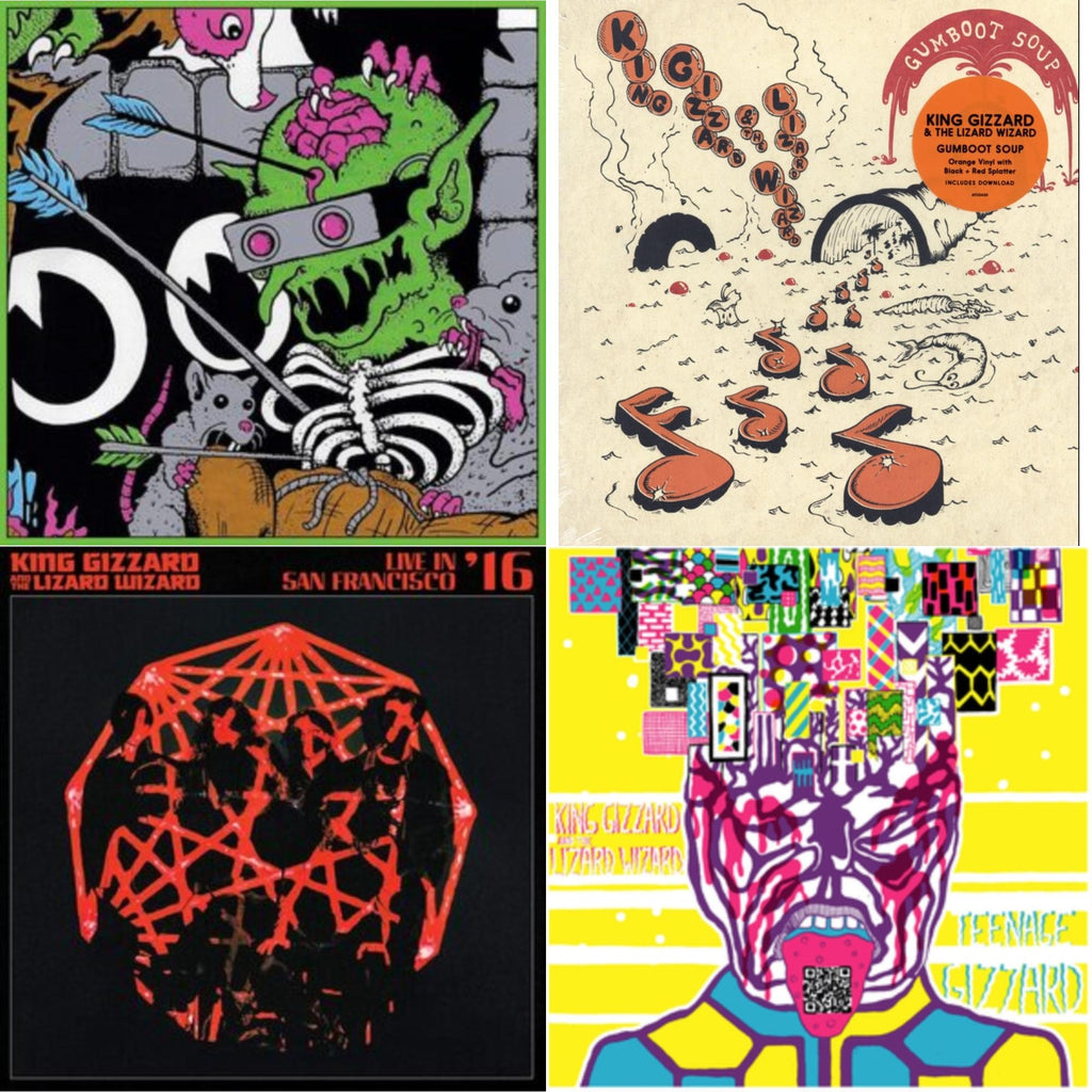 Teenage Gizzard (Fuzz Club Official Bootleg) (Deluxe Edition) & Live In Brussels '19 (140G/3LP) & Gumboot Soup & Live In San Francisco '16 (Deluxe/2LP/Fog/Sunburst Vinyl)