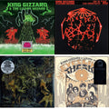 King Gizzard & The Lizard Wizard - I'm In Your Mind Fuzz & Murder Of The Universe (Transparent Green W/Mustard Yelow Splatter LP Vinyl) & Eyes Likes The Sky (Peach LP Vinyl) & Live In San Francisco '16 (Deluxe/2LP/Fog/Sunburst Vinyl)