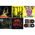 King Gizzard & The Lizard Wizard - Live In Brussels '19 (Fuzz Club Official Bootleg) & Teenage Gizzard (Fuzz Club Official Bootleg) (Deluxe Edition) & L.W. & Murder Of The Universe (Transparent Green W/Mustard Yelow Splatter LP Vinyl) & Infest The