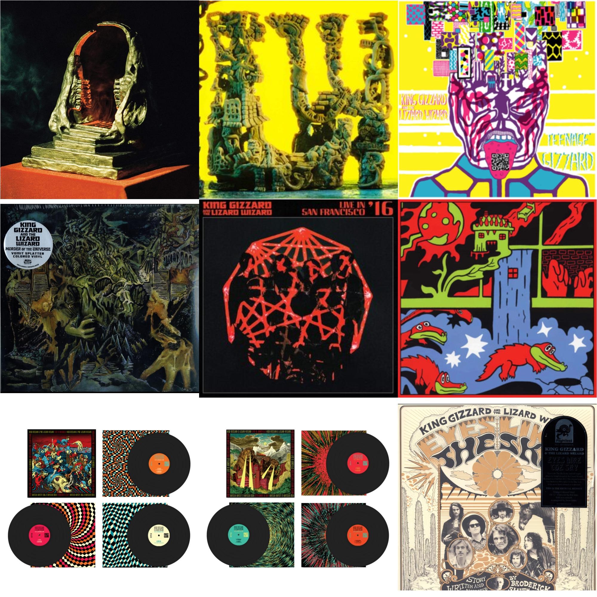 King Gizzard & The Lizard Wizard - Live In Brussels '19 (Fuzz Club Official Bootleg) & Live In Paris '19 (Fuzz Club Official Bootleg) & Live In Adelaide '19 (Fuzz Club Official Bootleg) & Teenage Gizzard (Fuzz Club Official Bootleg) (Deluxe Edition)