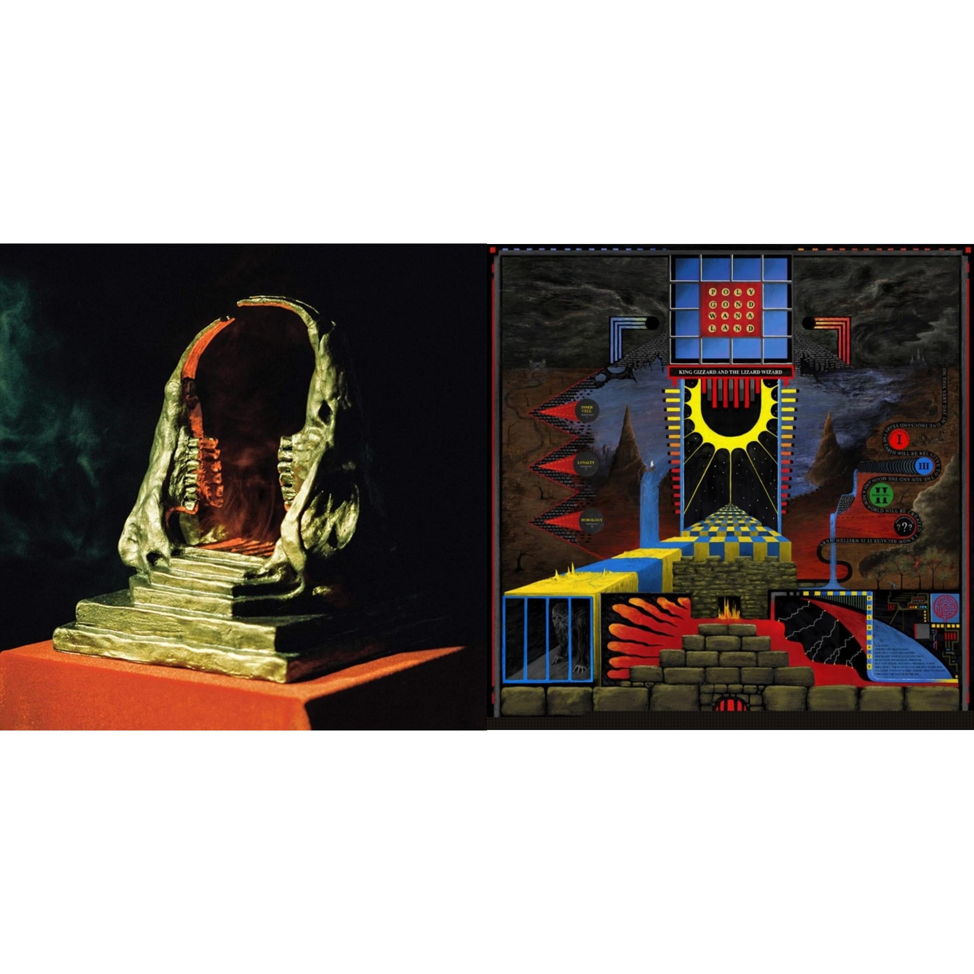 Polygondwanaland & Infest The Rats' Nest (Red/Black LP Vinyl)