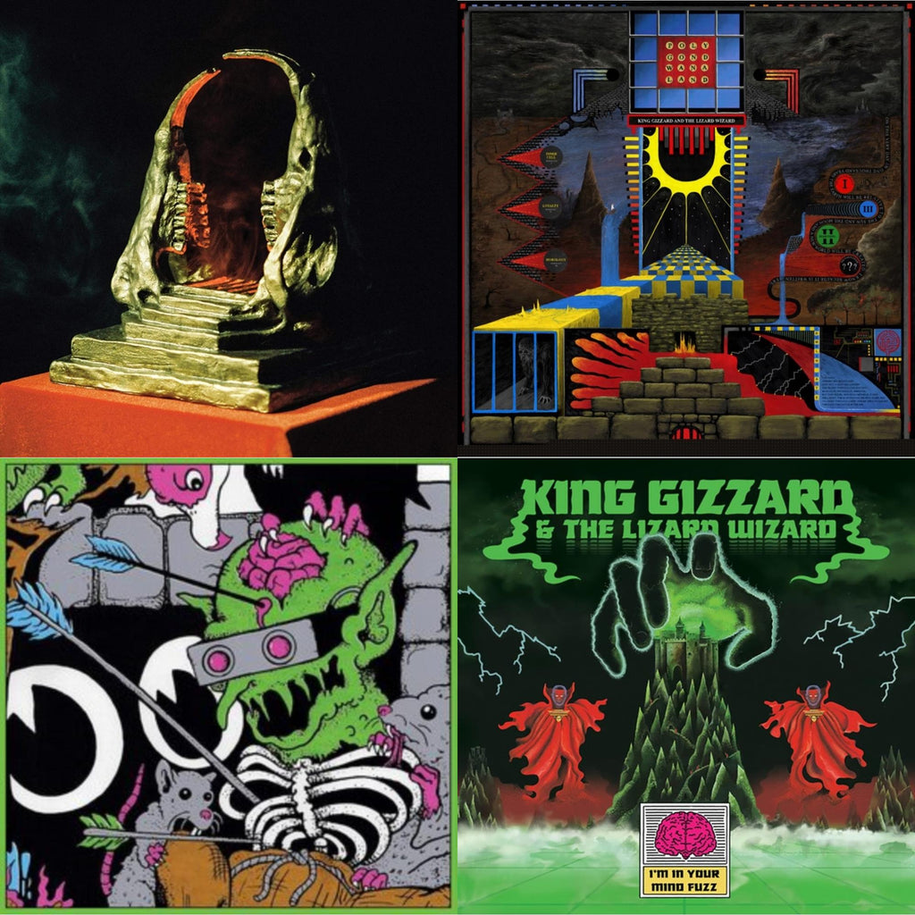 I'm In Your Mind Fuzz & Live In Brussels '19 (140G/3LP) & Polygondwanaland & Infest The Rats' Nest (Red/Black LP Vinyl)