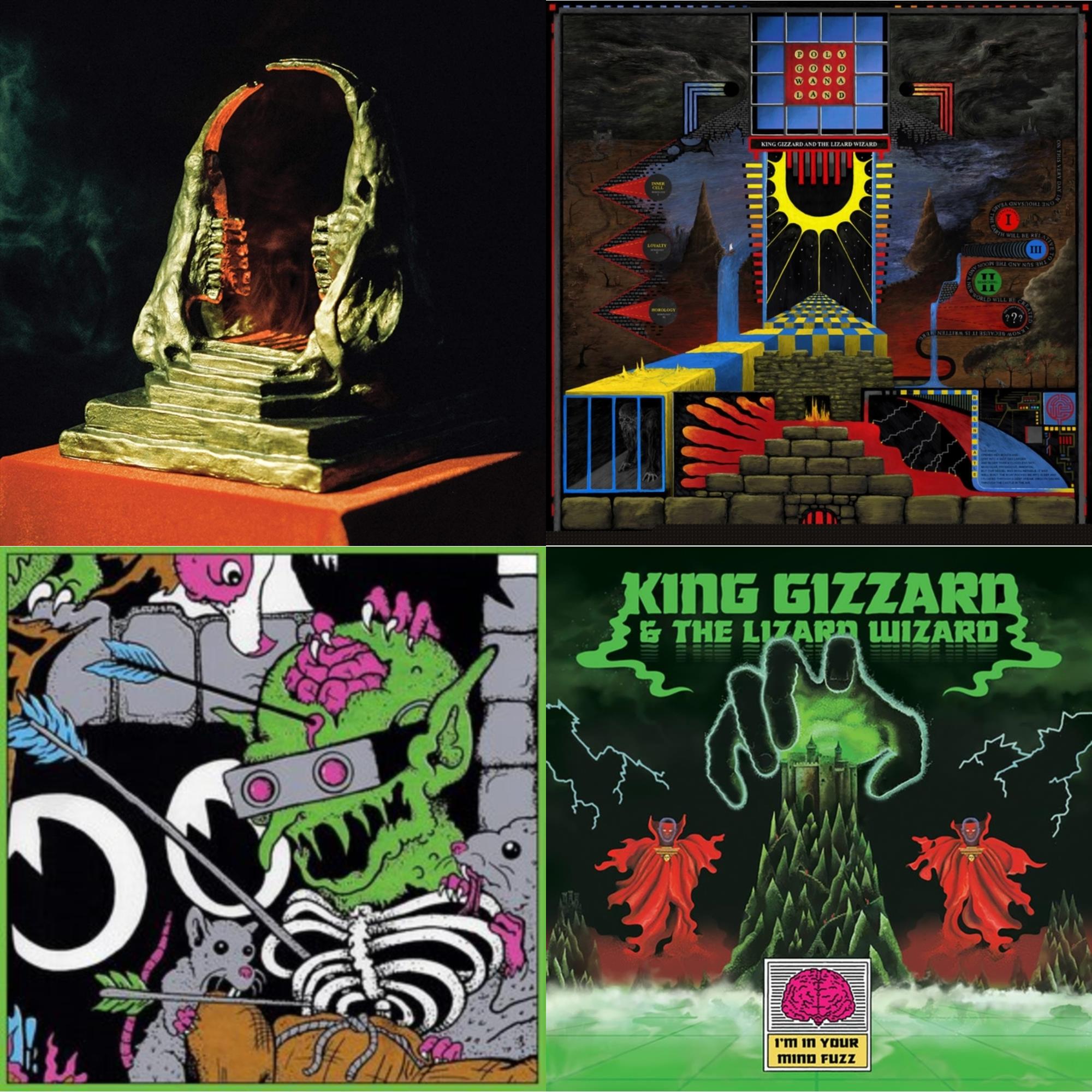 I'm In Your Mind Fuzz & Live In Brussels '19 (140G/3LP) & Polygondwanaland & Infest The Rats' Nest (Red/Black LP Vinyl)