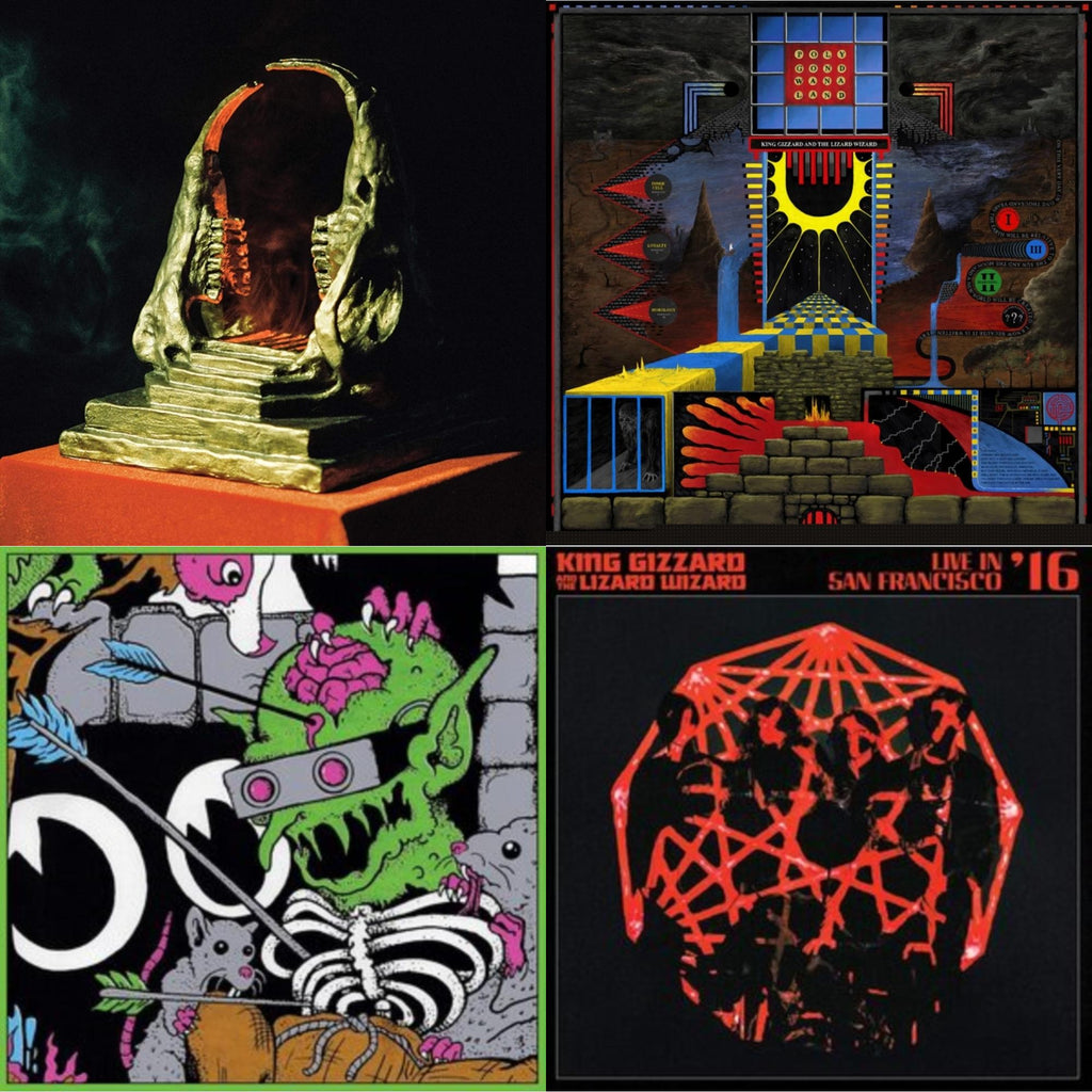 Live In Brussels '19 (140G/3LP) & Polygondwanaland & Infest The Rats' Nest (Red/Black LP Vinyl) & Live In San Francisco '16 (Deluxe/2LP/Fog/Sunburst Vinyl)