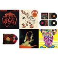 King Gizzard & The Lizard Wizard - Live In San Francisco '16 (Deluxe/2LP/Fog/Sunburst Vinyl) & Gumboot Soup & Live In Brussels '19 (Fuzz Club Official Bootleg) & Nonagon Infinity (Yellow/Red/Black LP Vinyl) & Infest The Rats' Nest (Red/Black LP