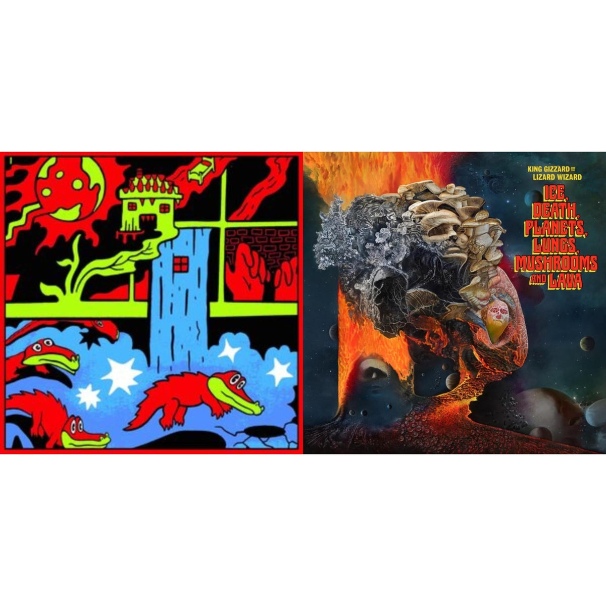 Ice, Death, Planets, Lungs, Mushrooms & Lava (2LP/Recycled Black Wax Vinyl) & Live In Paris '19 (3LP/140G)