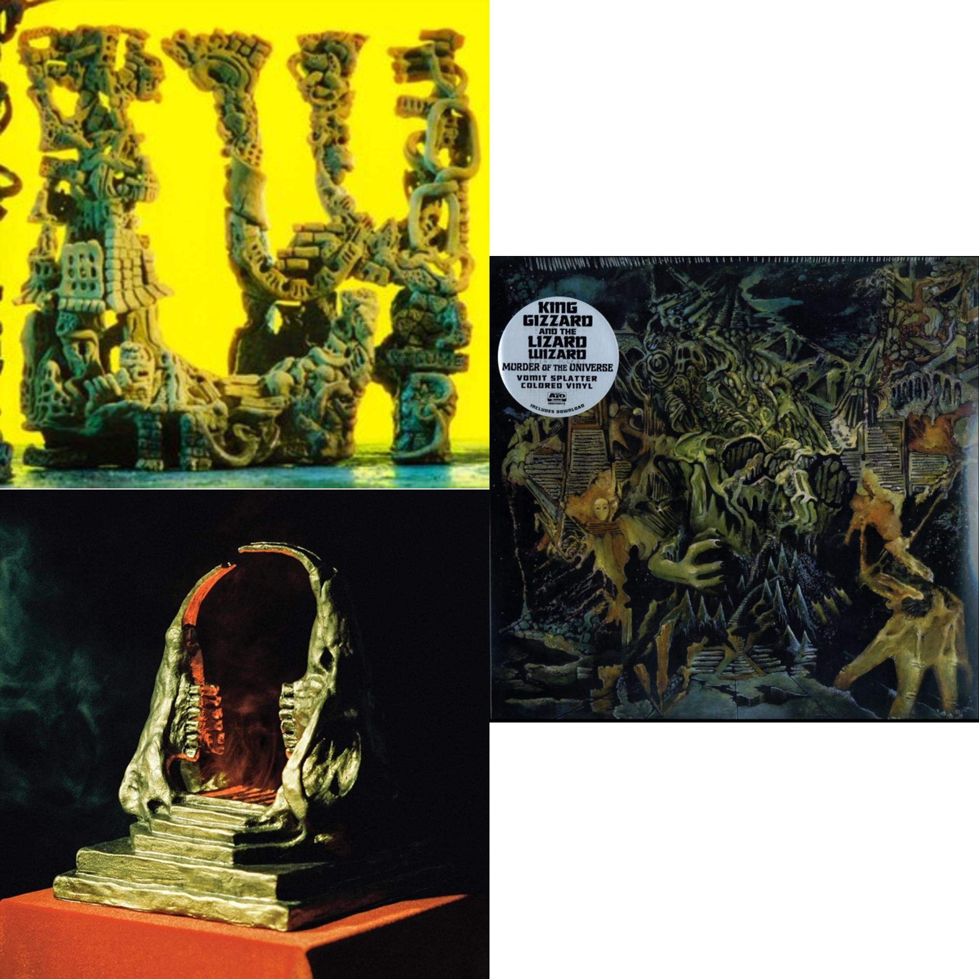 L.W. & Murder Of The Universe (Transparent Green W/Mustard Yelow Splatter LP Vinyl) & Infest The Rats' Nest (Red/Black LP Vinyl)