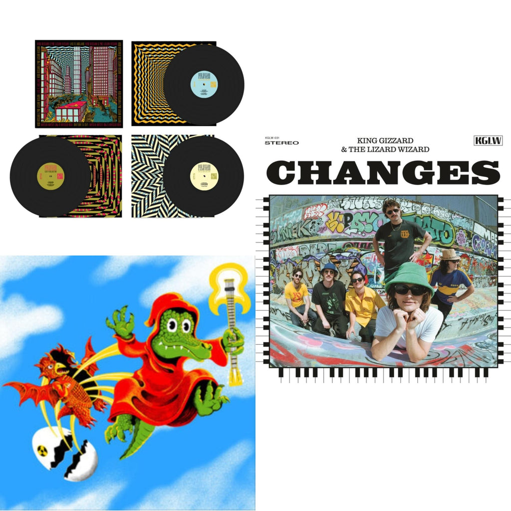 Live In Asheville '19 (Fuzz Club Official Bootleg) & Live In Melbourne '21 (Yellow Vinyl/2LP) (I) & Changes (Recycled Black Wax LP Vinyl)