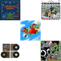 King Gizzard & The Lizard Wizard - Laminated Denim (Lucky Rainbow LP Vinyl) & Live In Asheville '19 (Fuzz Club Official Bootleg) & Live In Melbourne '21 (Yellow Vinyl/2LP) (I) & Changes (Recycled Black Wax LP Vinyl) & Live In Brussels '19 (140G/3LP)