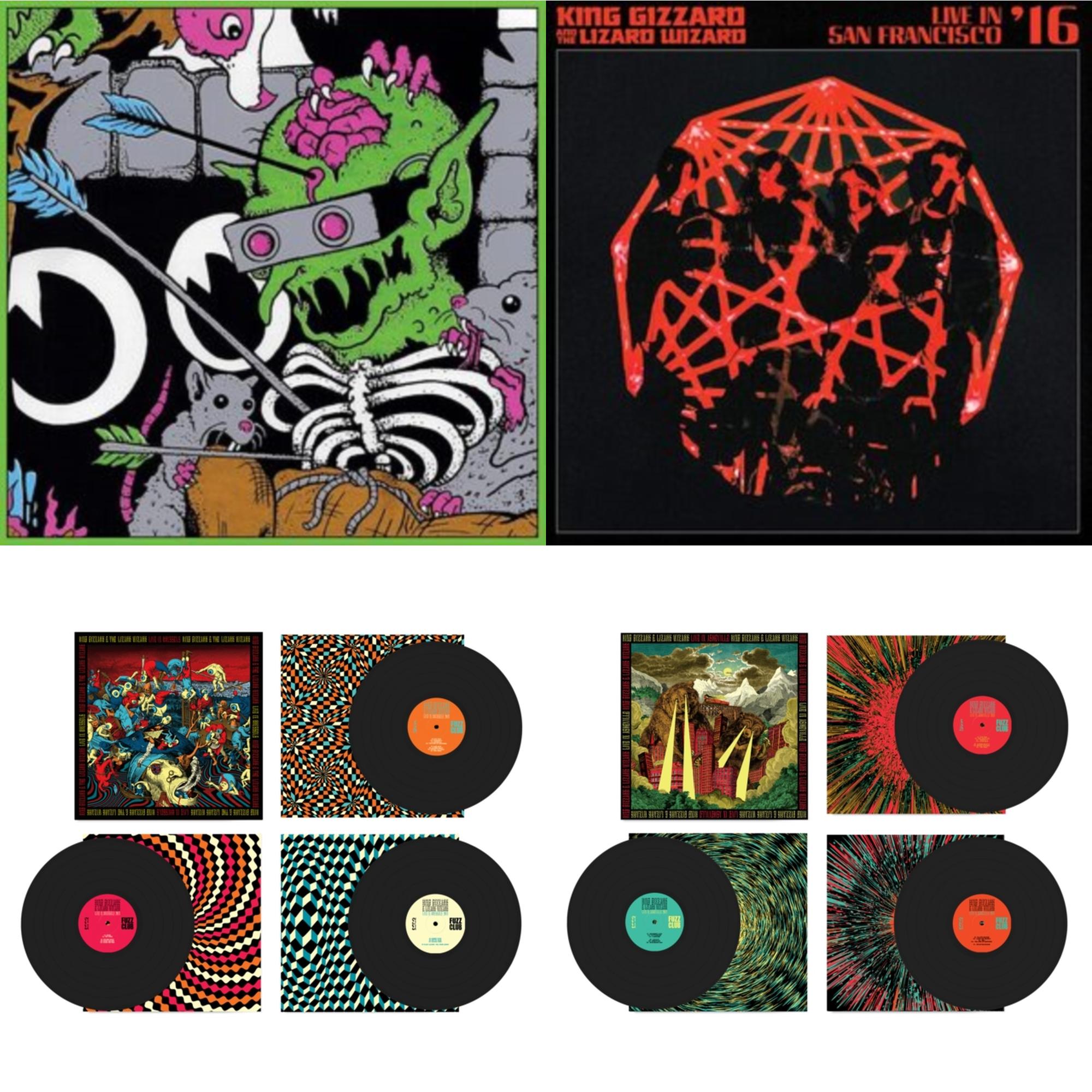 Live In Brussels '19 (Fuzz Club Official Bootleg) & Live In Adelaide '19 (Fuzz Club Official Bootleg) & Live In Brussels '19 (140G/3LP) & Live In San Francisco '16 (Deluxe/2LP/Fog/Sunburst Vinyl)