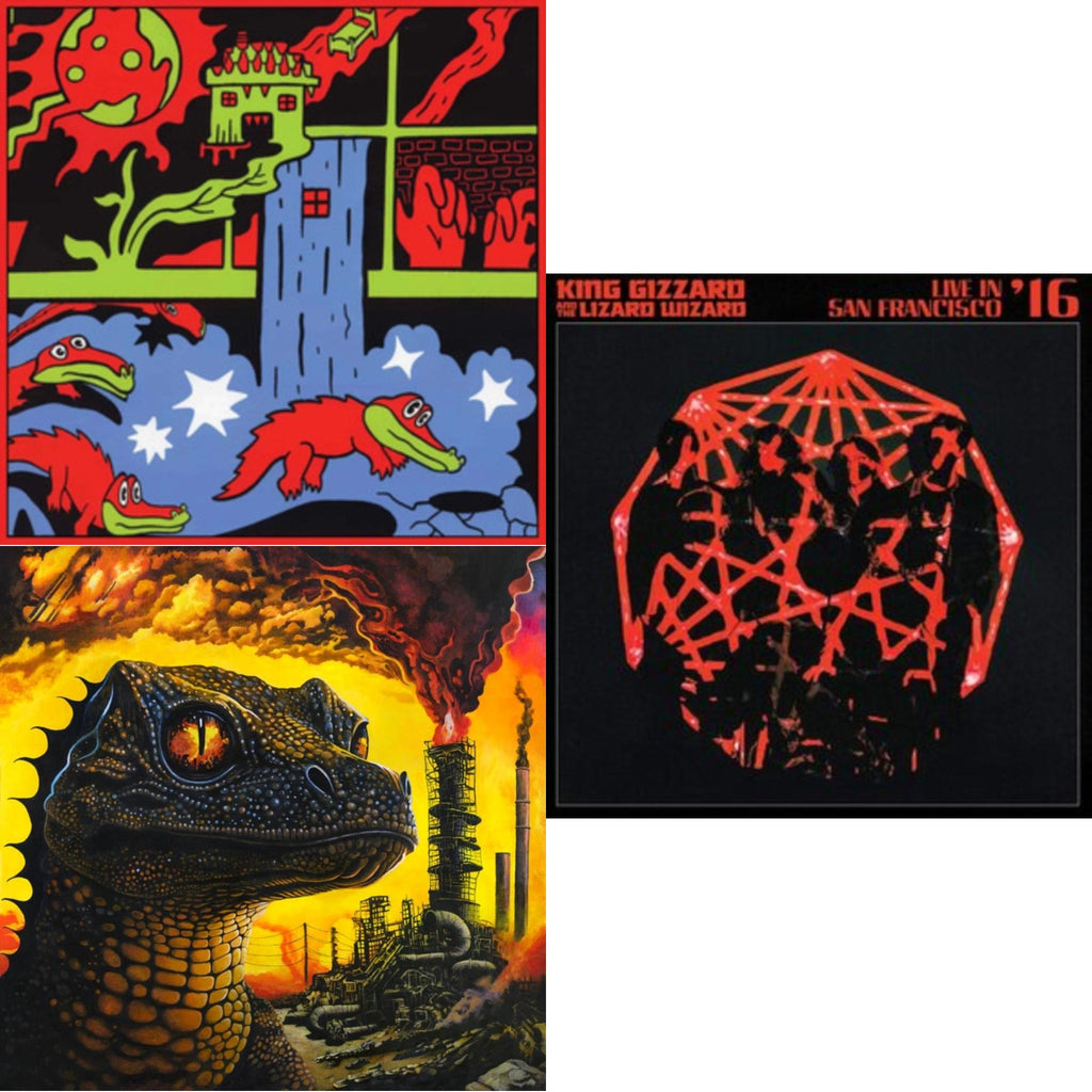 Live In Paris '19 (Fuzz Club Official Bootleg) & Petrodragonic Apocalypse; Or Dawn Of Eternal Night: An Annihilation.. (Recycled Black Wax Vinyl/2LP) & Live In San Francisco '16 (Deluxe/2LP/Fog/Sunburst Vinyl)