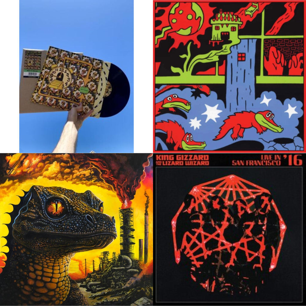 Made In Timeland & Live In Paris '19 (Fuzz Club Official Bootleg) & Petrodragonic Apocalypse; Or Dawn Of Eternal Night: An Annihilation.. (Recycled Black Wax Vinyl/2LP) & Live In San Francisco '16 (Deluxe/2LP/Fog/Sunburst Vinyl)
