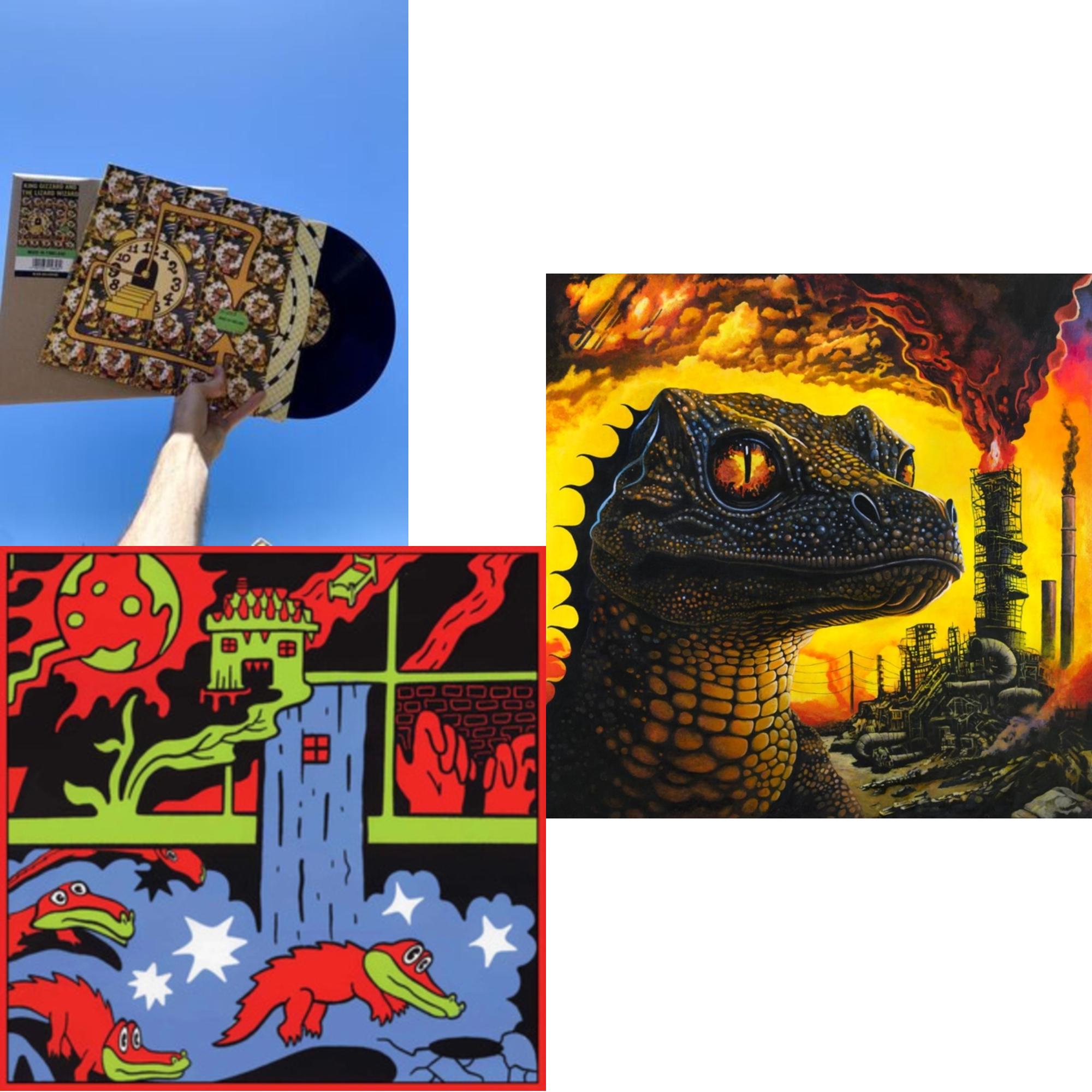 Made In Timeland & Live In Paris '19 (Fuzz Club Official Bootleg) & Petrodragonic Apocalypse; Or Dawn Of Eternal Night: An Annihilation.. (Recycled Black Wax Vinyl/2LP)