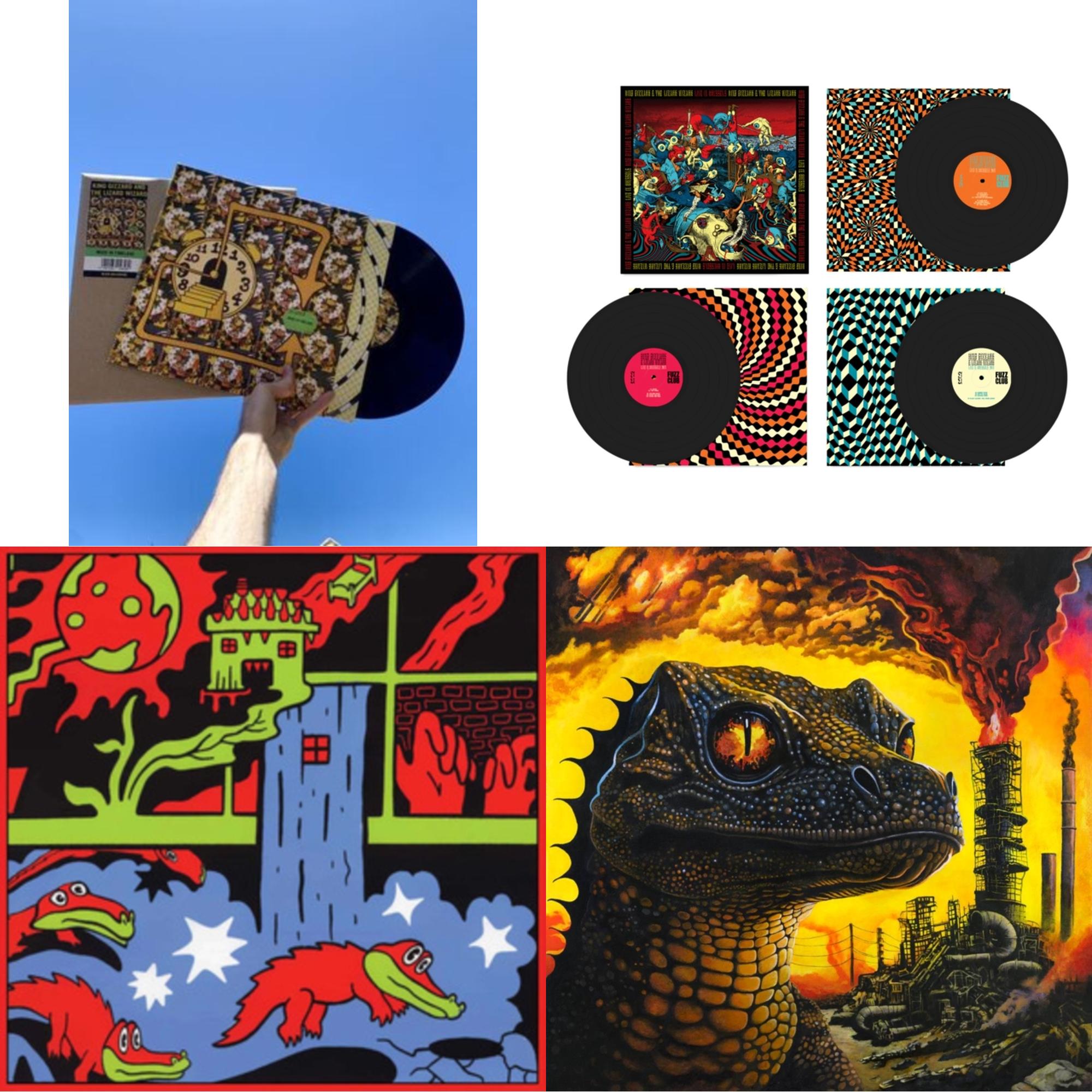 Made In Timeland & Live In Brussels '19 (Fuzz Club Official Bootleg) & Live In Paris '19 (Fuzz Club Official Bootleg) & Petrodragonic Apocalypse; Or Dawn Of Eternal Night: An Annihilation.. (Recycled Black Wax Vinyl/2LP)