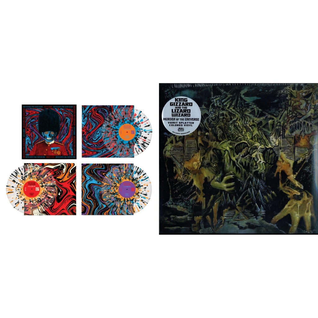 Live In London '19 (Fuzz Club Official Bootleg) (Coloured LP Vinyl) & Murder Of The Universe (Transparent Green W/Mustard Yelow Splatter LP Vinyl)
