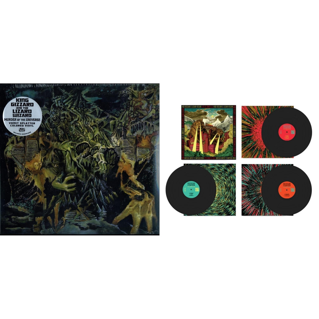 Live In Adelaide '19 (Fuzz Club Official Bootleg) & Murder Of The Universe (Transparent Green W/Mustard Yelow Splatter LP Vinyl)