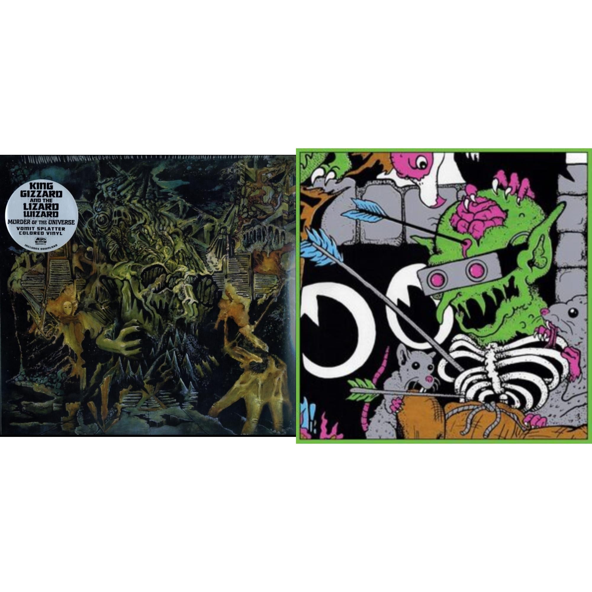 Live In Brussels '19 (140G/3LP) & Murder Of The Universe (Transparent Green W/Mustard Yelow Splatter LP Vinyl)