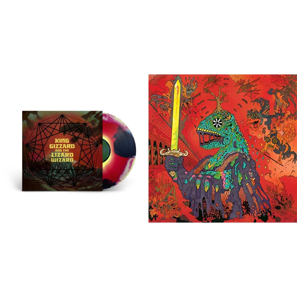 King Gizzard & The Lizard Wizard - 12 Bar Bruise (Sea Foam Green LP Vinyl) & Nonagon Infinity (Yellow/Red/Black LP Vinyl)