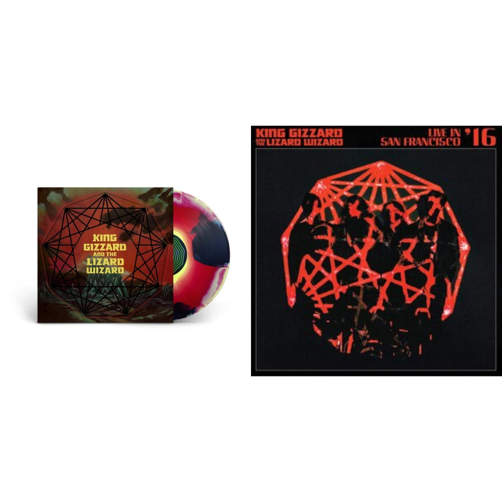 King Gizzard & The Lizard Wizard - Nonagon Infinity (Yellow/Red/Black LP Vinyl) & Live In San Francisco '16 (Deluxe/2LP/Fog/Sunburst Vinyl)
