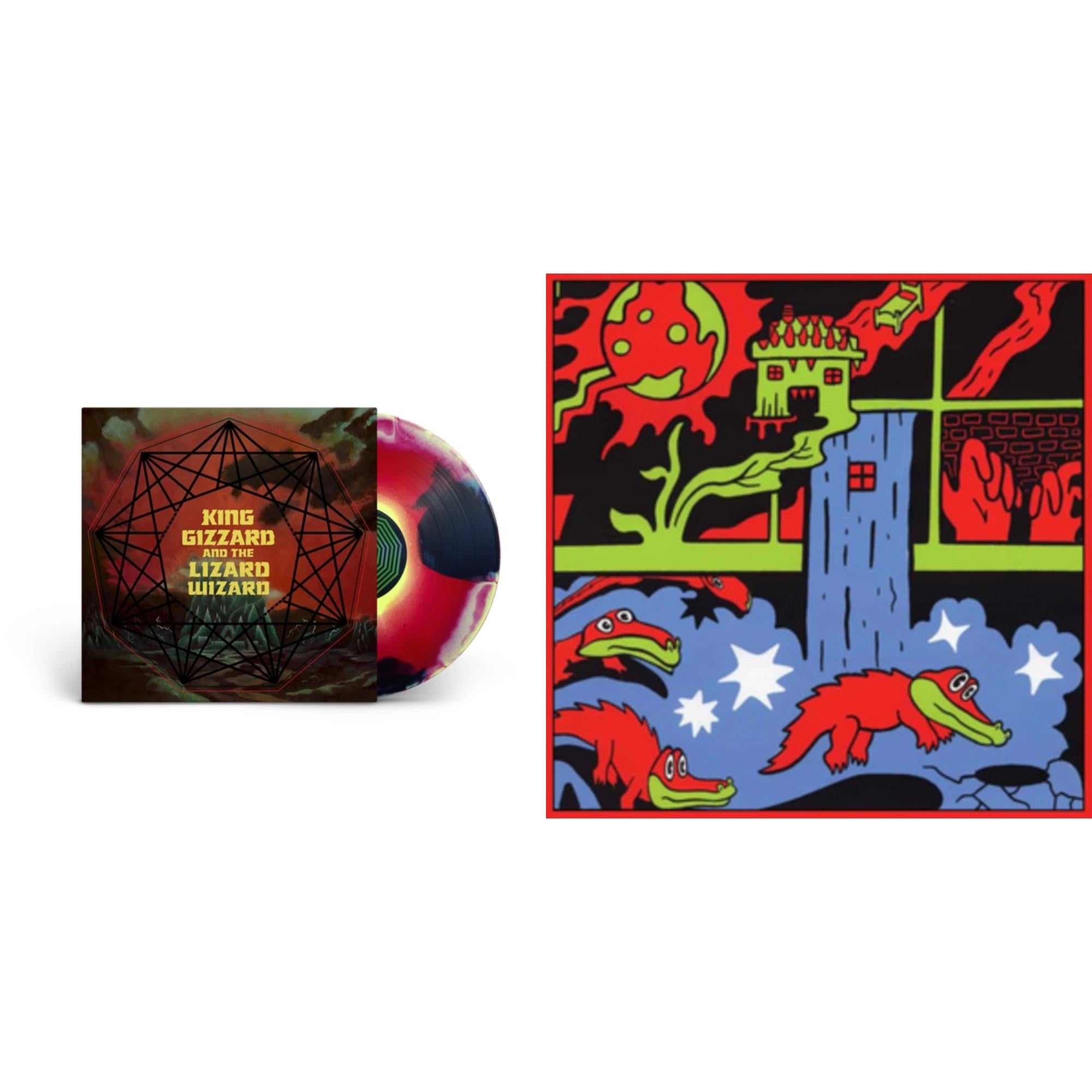 Live In Paris '19 (Fuzz Club Official Bootleg) & Nonagon Infinity (Yellow/Red/Black LP Vinyl)