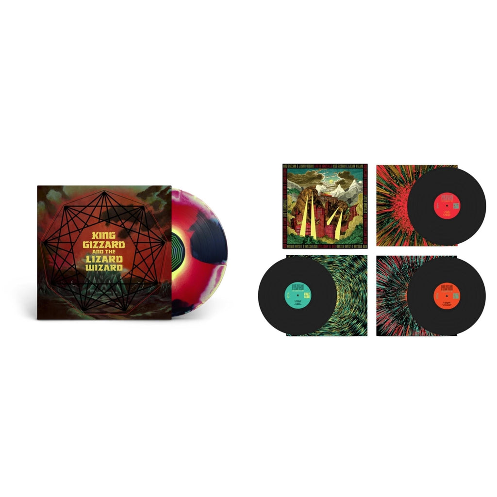 Live In Adelaide '19 (Fuzz Club Official Bootleg) & Nonagon Infinity (Yellow/Red/Black LP Vinyl)