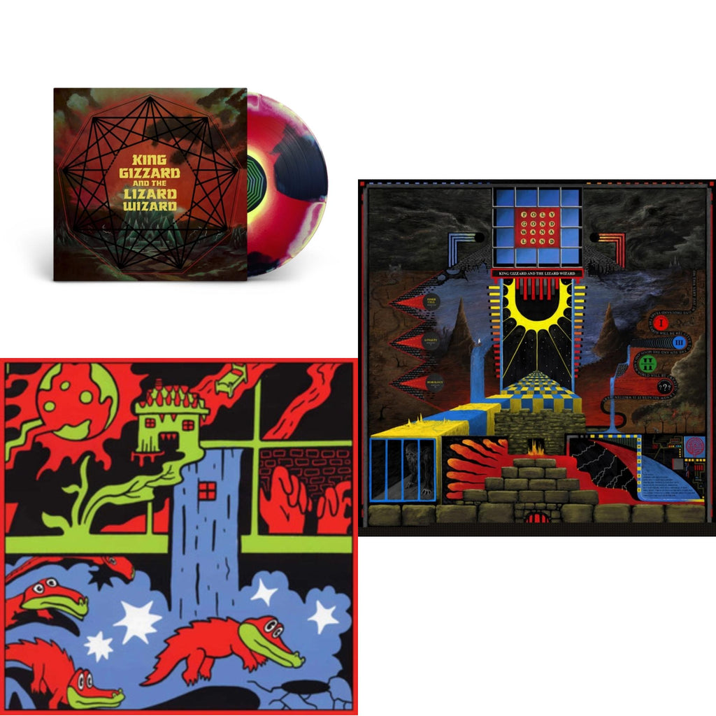 Live In Paris '19 (Fuzz Club Official Bootleg) & Polygondwanaland & Nonagon Infinity (Yellow/Red/Black LP Vinyl)
