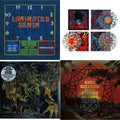 King Gizzard & The Lizard Wizard - Laminated Denim (Lucky Rainbow LP Vinyl) & Live In London '19 (Fuzz Club Official Bootleg) (Coloured LP Vinyl) & Murder Of The Universe (Transparent Green W/Mustard Yelow Splatter LP Vinyl) & Nonagon Infinity (Alien