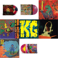 King Gizzard & The Lizard Wizard - Nonagon Infinity (Yellow/Red/Black LP Vinyl) & Oddments (Plum LP Vinyl) & 12 Bar Bruise (Sea Foam Green LP Vinyl) & Willoughby's Beach (Tangerine LP Vinyl) & K.G. (X) & Infest The Rats' Nest (Red/Black LP Vinyl) &