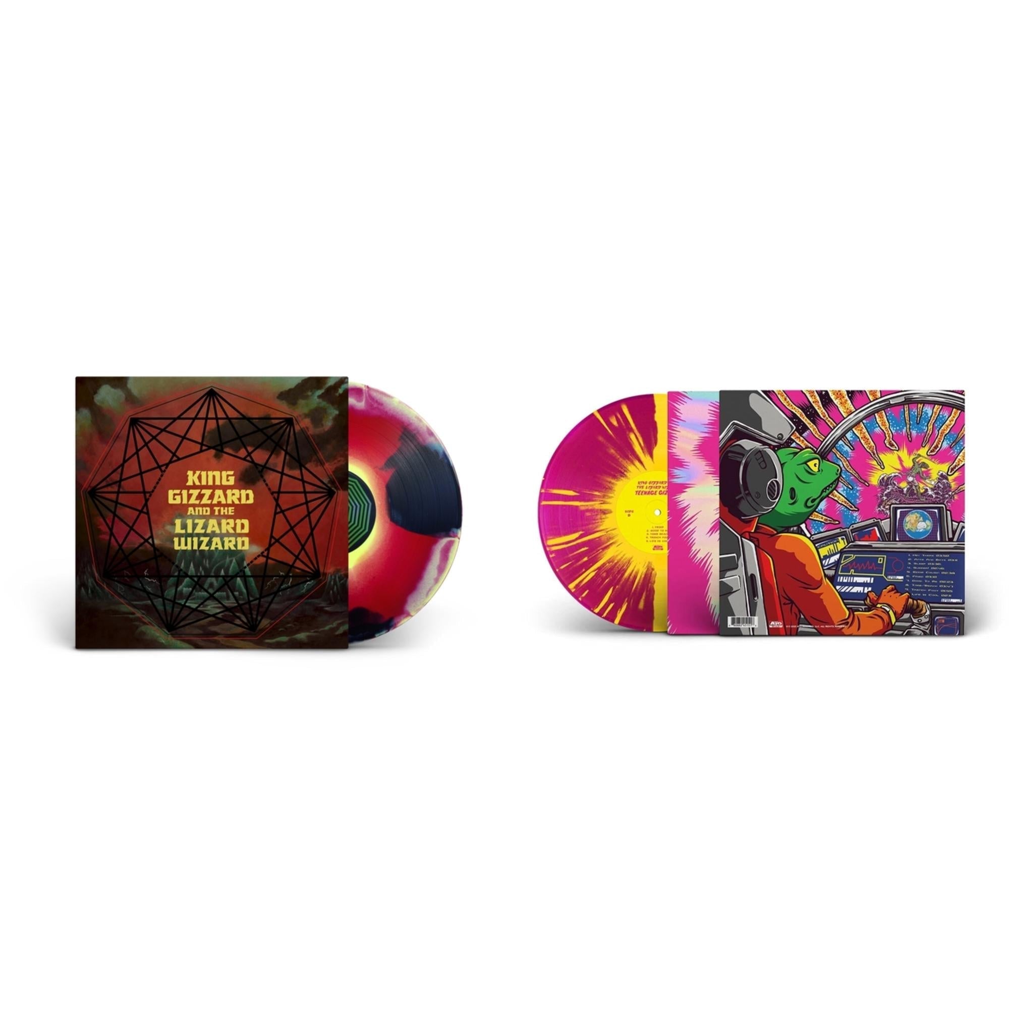Nonagon Infinity (Yellow/Red/Black LP Vinyl) & Teenage Gizzard (Magenta & Yellow Splatter LP Vinyl)