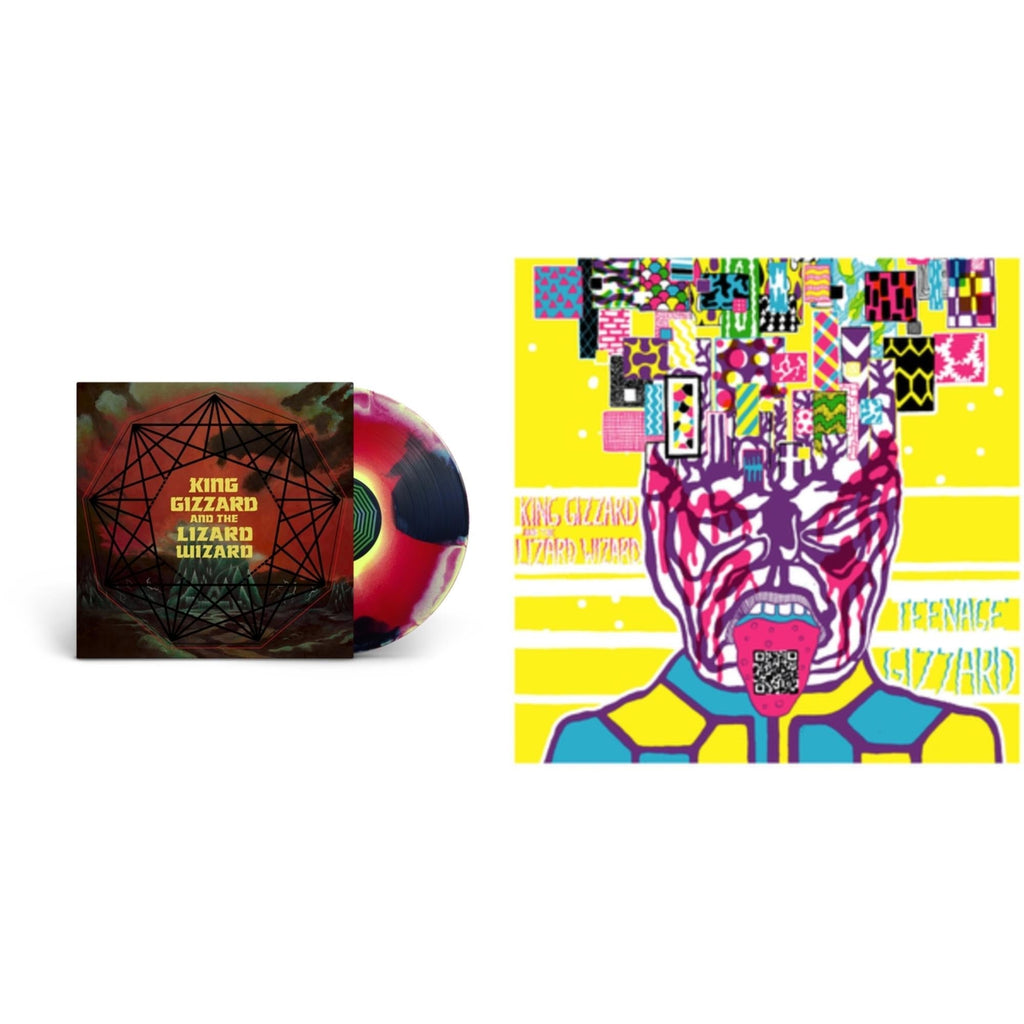 Teenage Gizzard (Fuzz Club Official Bootleg) (Deluxe Edition) & Nonagon Infinity (Yellow/Red/Black LP Vinyl)
