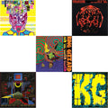 Teenage Gizzard (Fuzz Club Official Bootleg) (Deluxe Edition) & Polygondwanaland & Willoughby's Beach (Tangerine LP Vinyl) & Live In San Francisco '16 (Deluxe/2LP/Fog/Sunburst Vinyl) & K.G. (X)