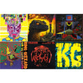 King Gizzard & The Lizard Wizard - Teenage Gizzard (Fuzz Club Official Bootleg) (Deluxe Edition) & Petrodragonic Apocalypse; Or Dawn Of Eternal Night: An Annihilation.. (Recycled Black Wax Vinyl/2LP) & Polygondwanaland & Willoughby's Beach (Tangerine