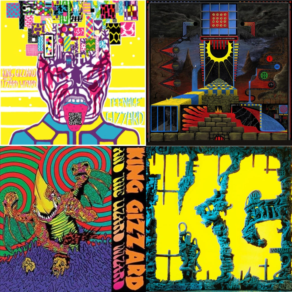 Teenage Gizzard (Fuzz Club Official Bootleg) (Deluxe Edition) & Polygondwanaland & Willoughby's Beach (Tangerine LP Vinyl) & K.G. (X)