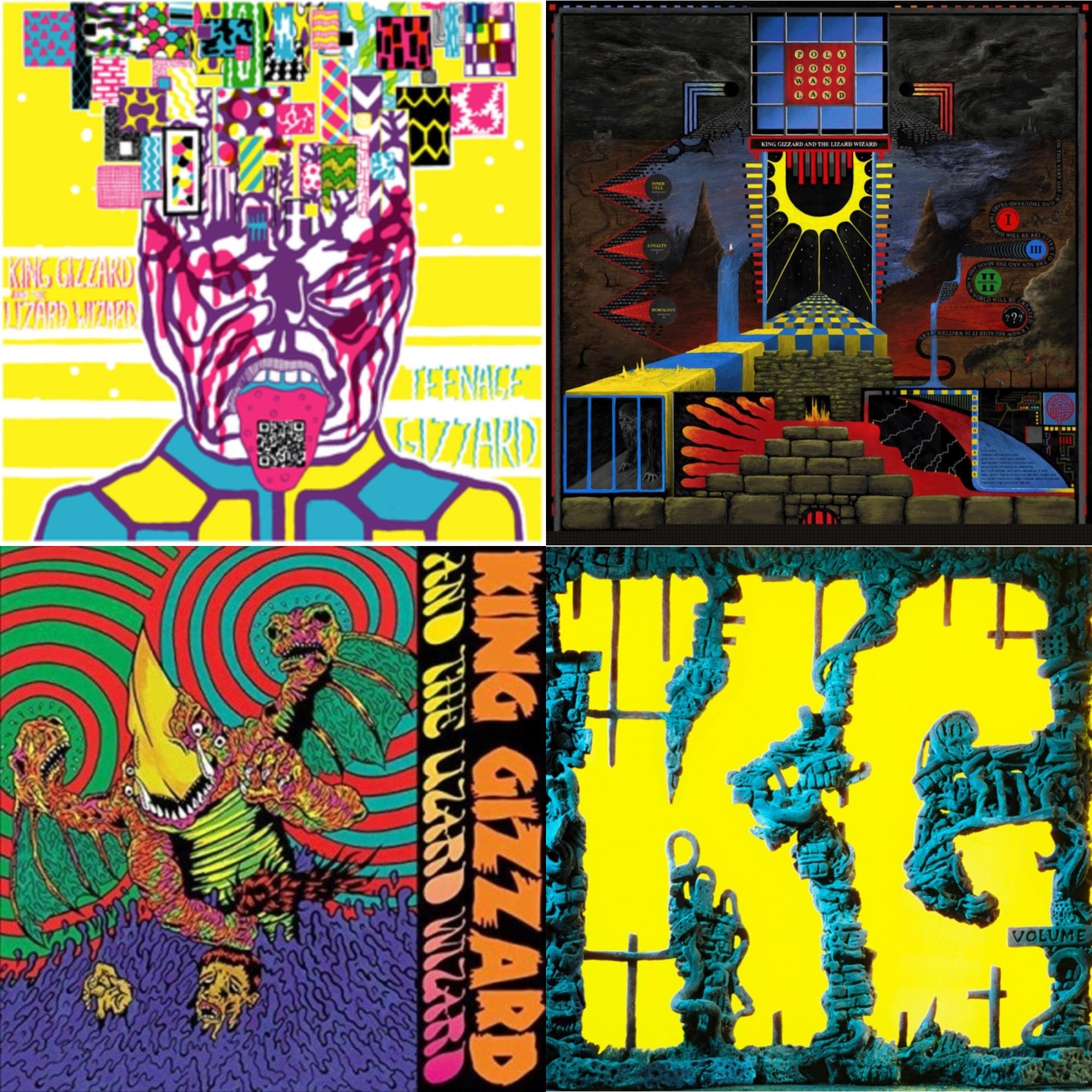 Teenage Gizzard (Fuzz Club Official Bootleg) (Deluxe Edition) & Polygondwanaland & Willoughby's Beach (Tangerine LP Vinyl) & K.G. (X)