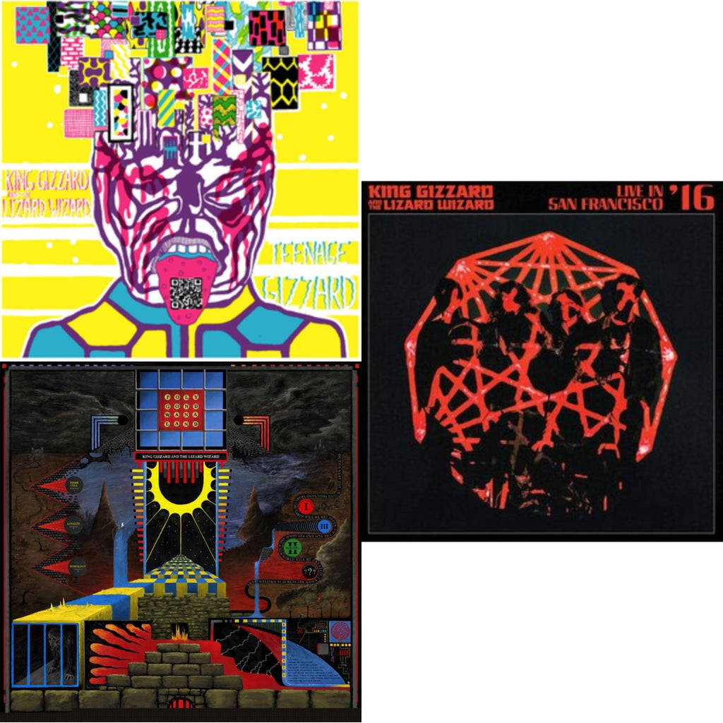 Teenage Gizzard (Fuzz Club Official Bootleg) (Deluxe Edition) & Polygondwanaland & Live In San Francisco '16 (Deluxe/2LP/Fog/Sunburst Vinyl)
