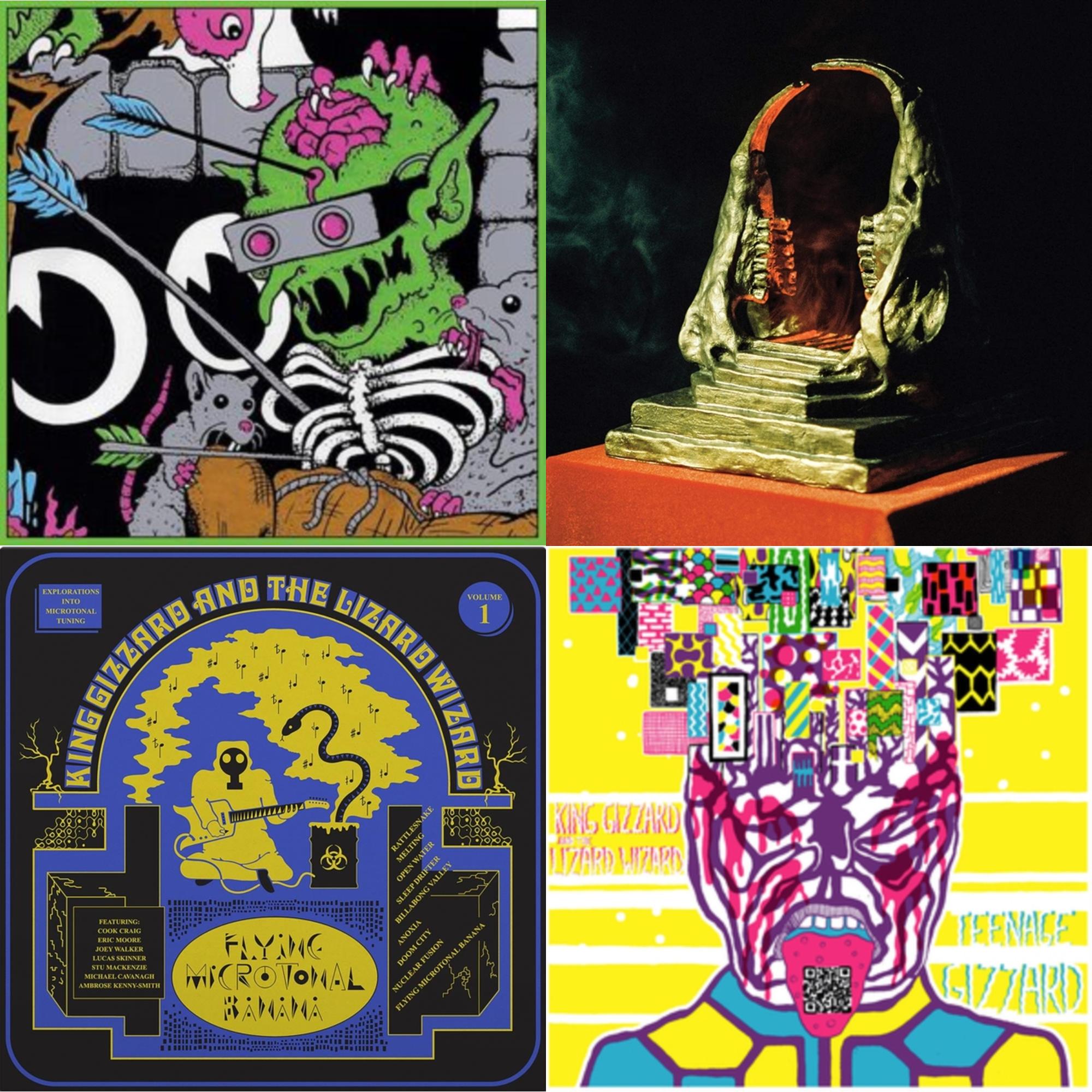 Teenage Gizzard (Fuzz Club Official Bootleg) (Deluxe Edition) & Live In Brussels '19 (140G/3LP) & Infest The Rats' Nest (Red/Black LP Vinyl) & Flying Microtonal Banana (Randomly Colored Recycled LP Vinyl)