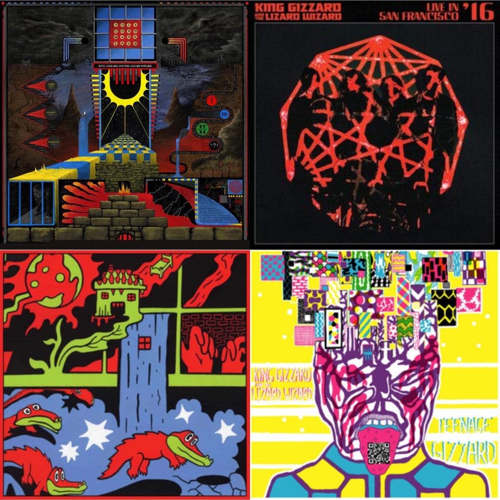 Live In Paris '19 (Fuzz Club Official Bootleg) & Teenage Gizzard (Fuzz Club Official Bootleg) (Deluxe Edition) & Polygondwanaland & Live In San Francisco '16 (Deluxe/2LP/Fog/Sunburst Vinyl)
