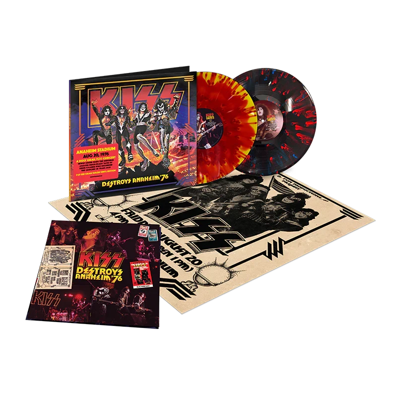 KISS – KISS Destroys Anaheim '76 (2-LP Vinyl) Vinyl Record