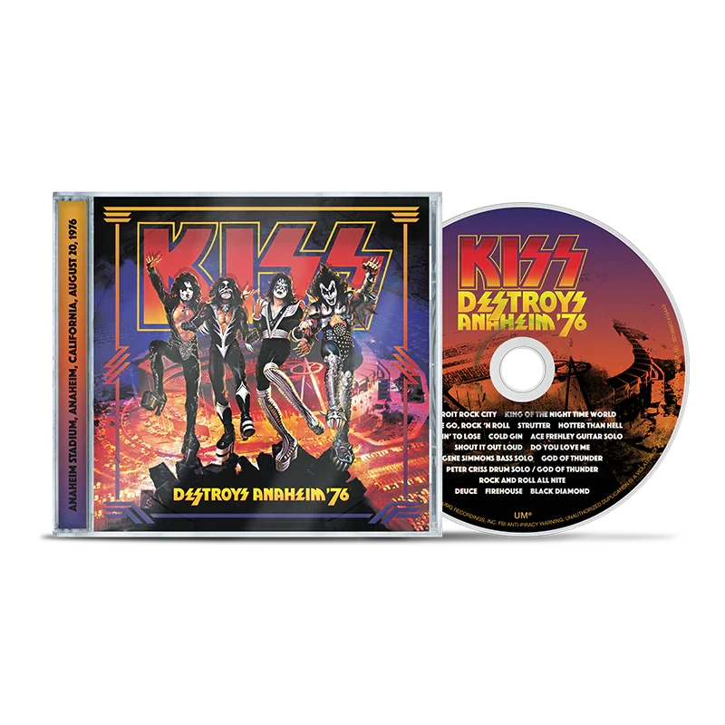 KISS – Kiss Destroys Anaheim '76 Music CD
