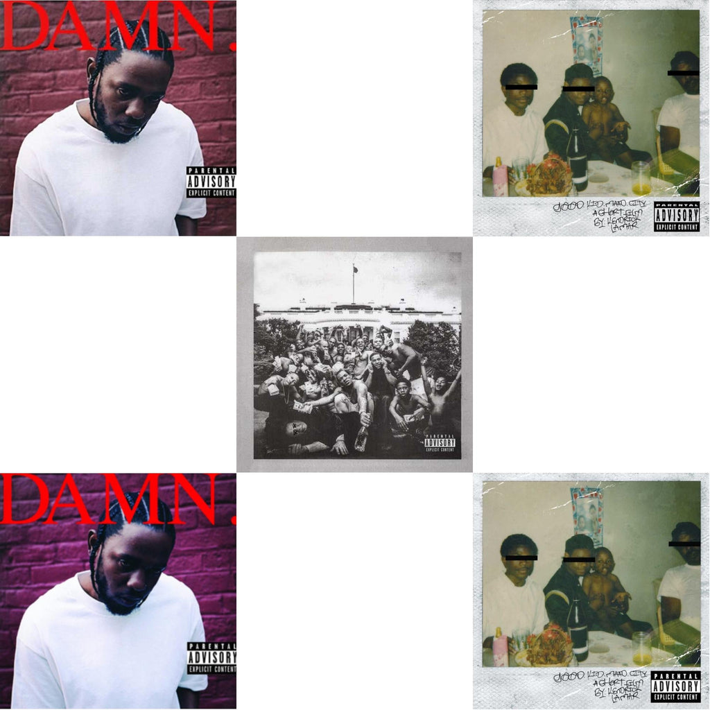 Kendrick Lamar - Damn. & Damn. (Collectors Edition) & To Pimp A Butterfly & Good Kid, M.A.A.D City & Good Kid, M.A.A.D City - CD Bundle