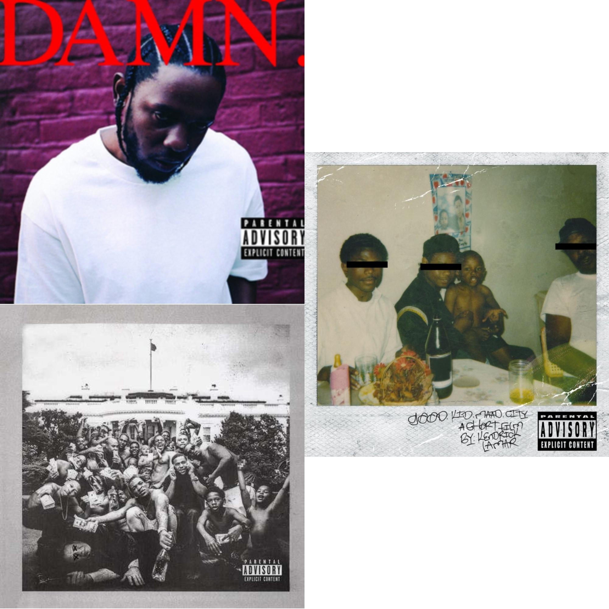 Kendrick Lamar - Damn. (Collectors Edition) & To Pimp A Butterfly & Good Kid, M.A.A.D City - CD Bundle