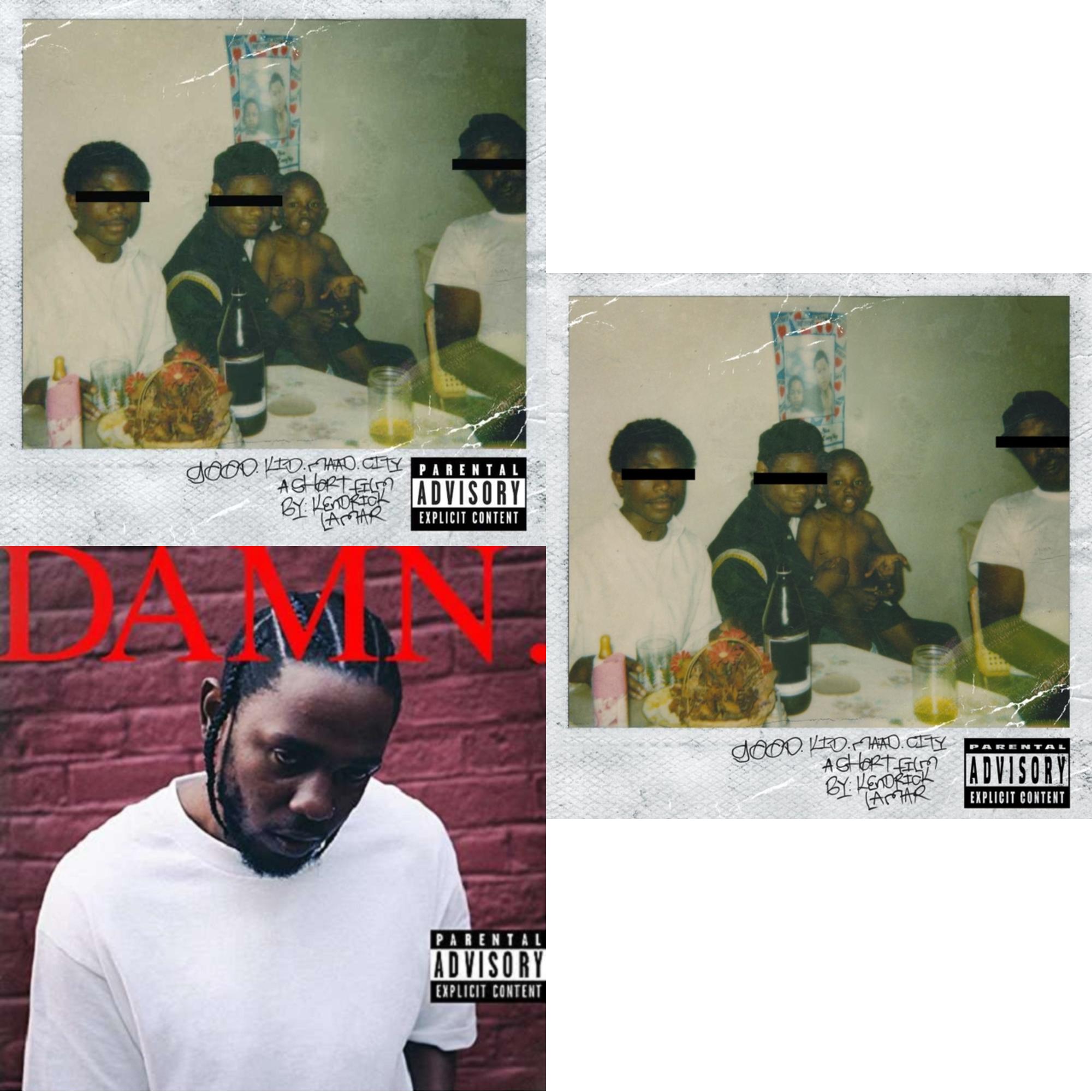 Good Kid, M.A.A.D City & Good Kid, M.A.A.D City & Damn.